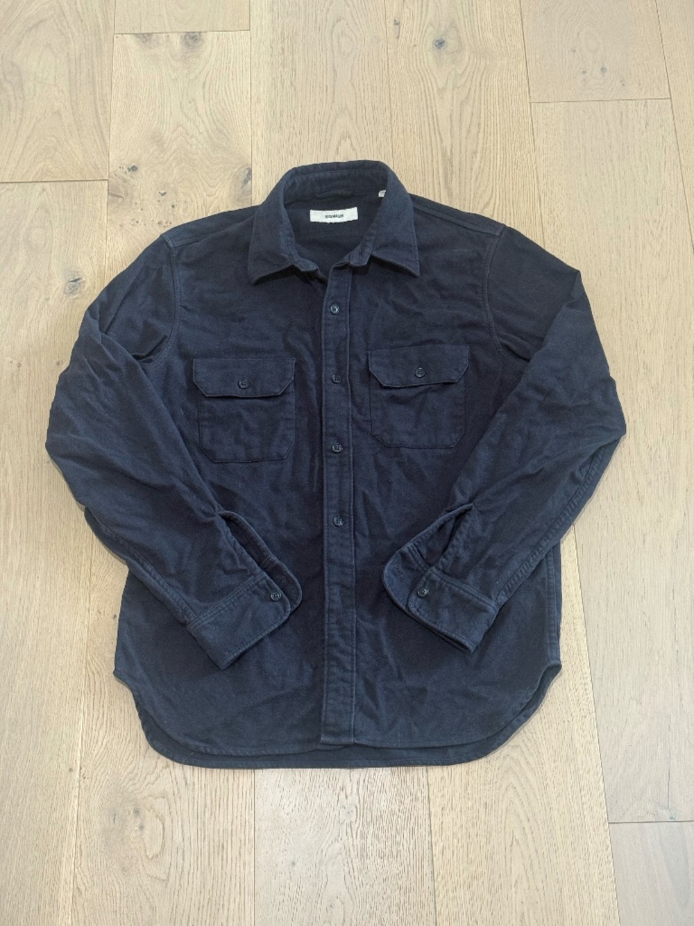 Buck Mason Brushed Flannel Two-pocket Shirt